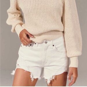 Abercrombie and Fitch Mid Rise Boyfriend Shorts
